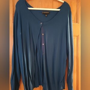 Lane Bryant Women's Blue Cardigan